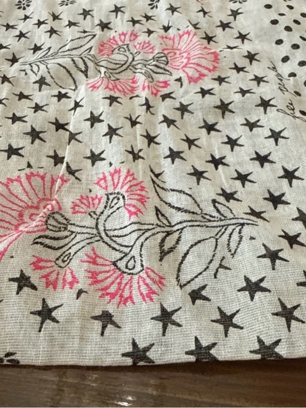 Free People Cream Shoulder Satchel with Pink Floral Print - Picture 6 of 12